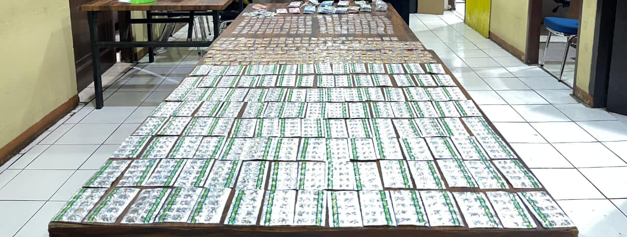 Polsek Tangerang Bongkar Peredaran Tramadol Dan Hexymer Ilegal, Sita Ribuan Butir Obat Keras