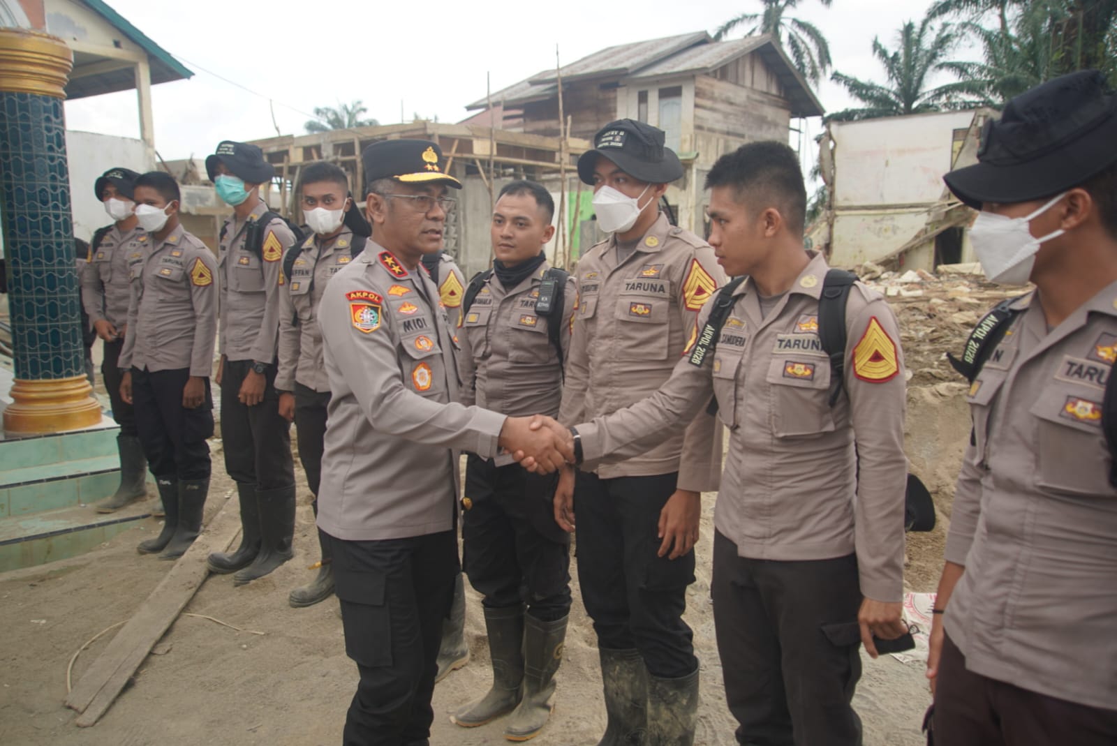 Tinjau Latsitardanus di Aceh Tamiang, Gubernur Akpol Pastikan Taruna Hadir Membantu Masyarakat