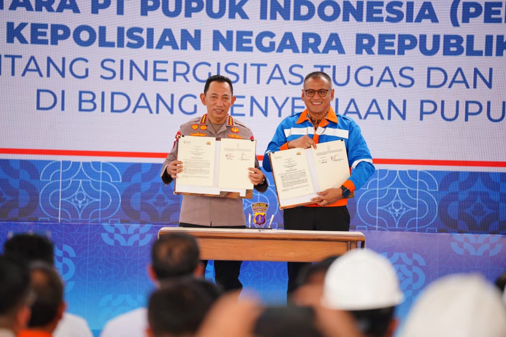 Kapolri MoU dengan PT Pupuk Indonesia Terkait Distribusi: Agar Tepat Sasaran