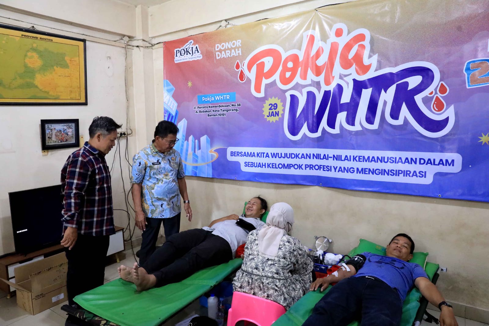 Kado HUT ke-26, Sachrudin Berikan Jaminan Kesehatan kepada Wartawan Pokja 