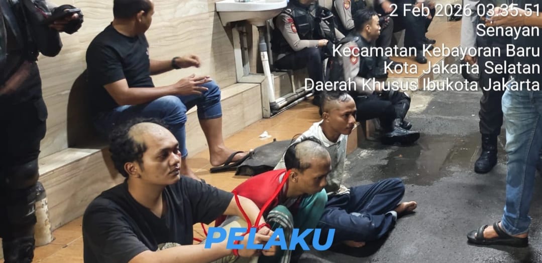 Patroli Jaga Jakarta Perintis Presisi Dit Samapta PMJ Amankan Pelaku Tawuran di Jalan Guntur Jaksel