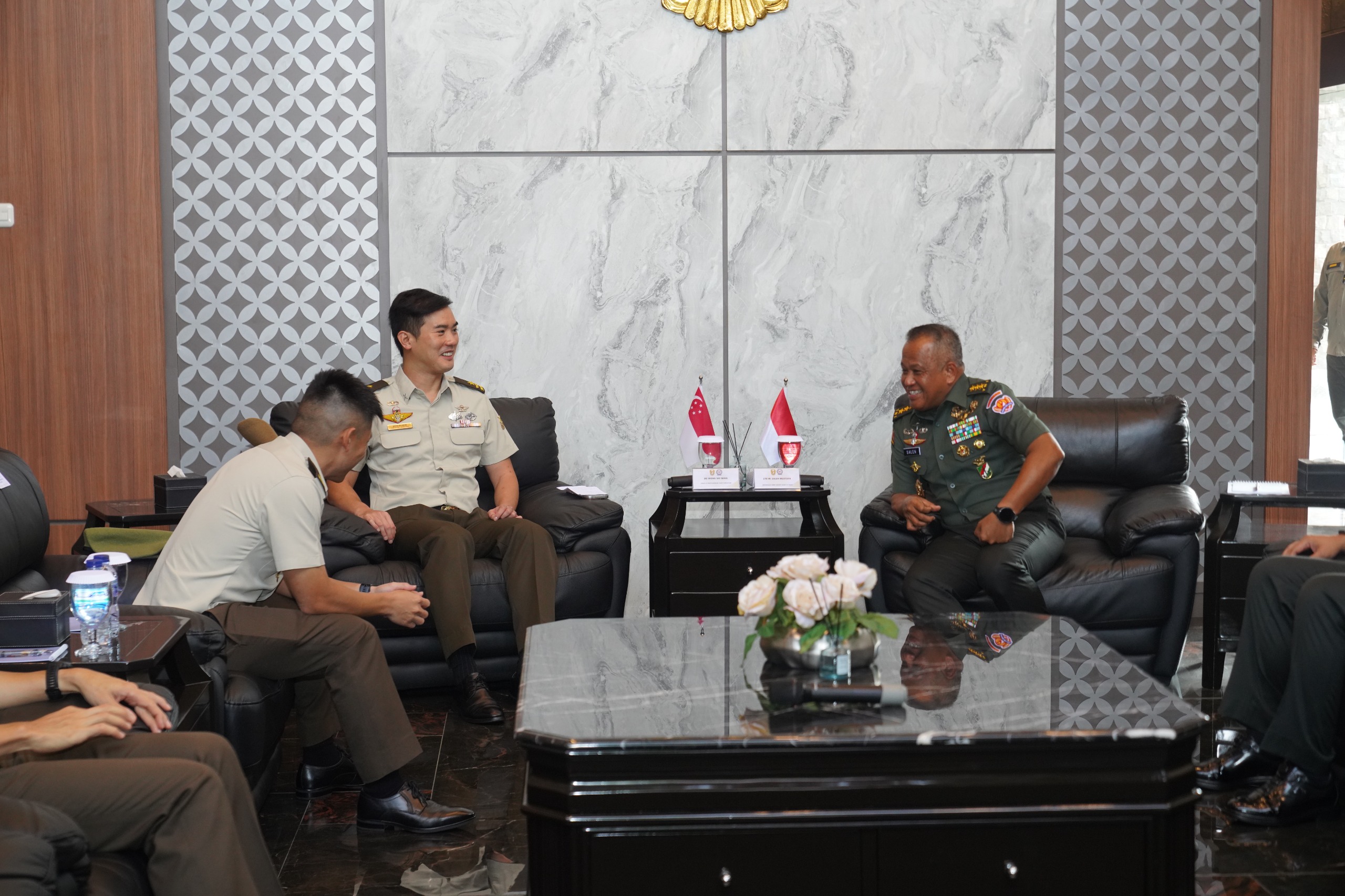 Stabilitas Kawasan, Wakasad Terima Kunjungan Chief of Staff-General Staff AD SingaDukungpura