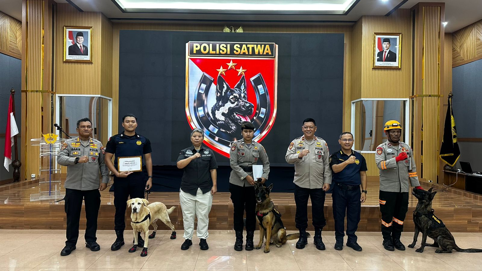 Sinergi Tanpa Batas : Baharkam Polri dan Bea Cukai, Gelar Pemberian Penghargaan K-9 dalam Acara Coffee Morning