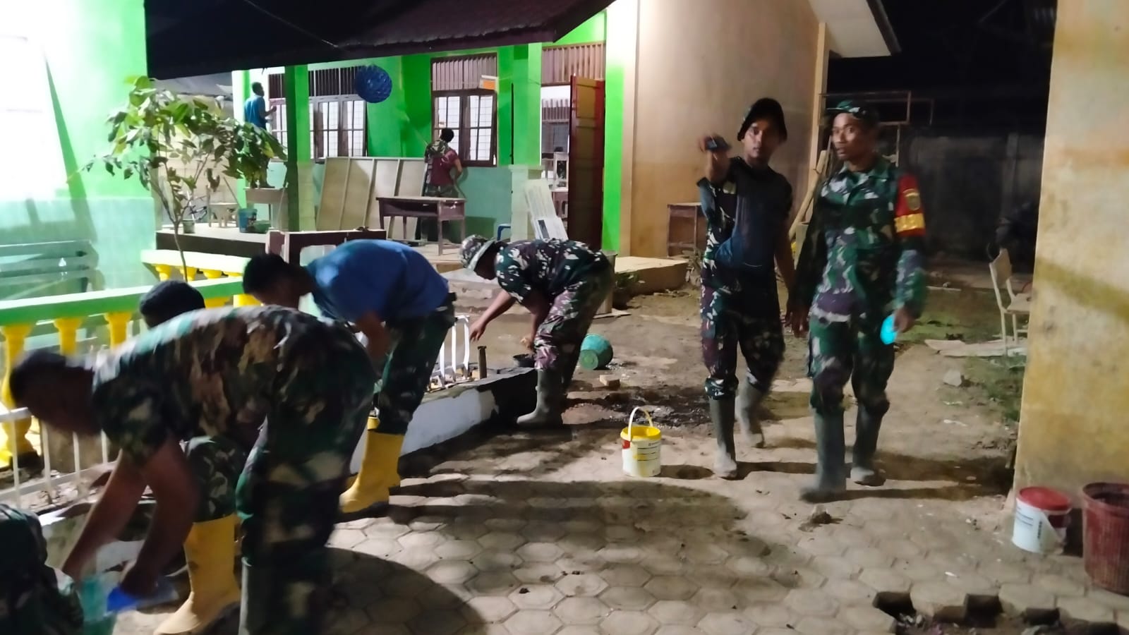 Terus Pulihkan Sekolah Pascabanjir, TNI AD Renovasi SD Negeri 1 Tualang Cut