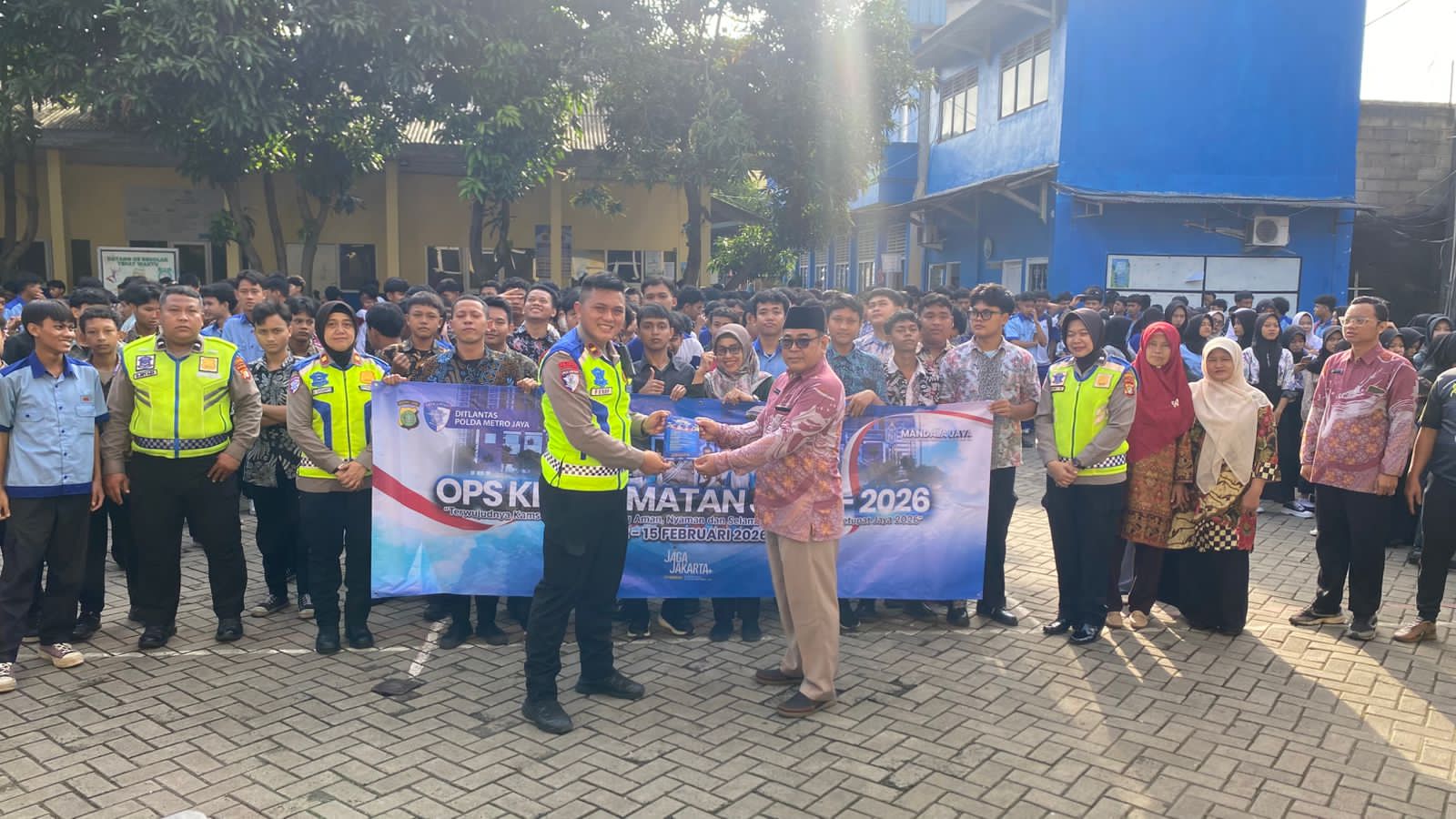 Ops Keselamatan Jaya 2026, Satlantas Edukasi Pelajar SMK Voctech Tangerang