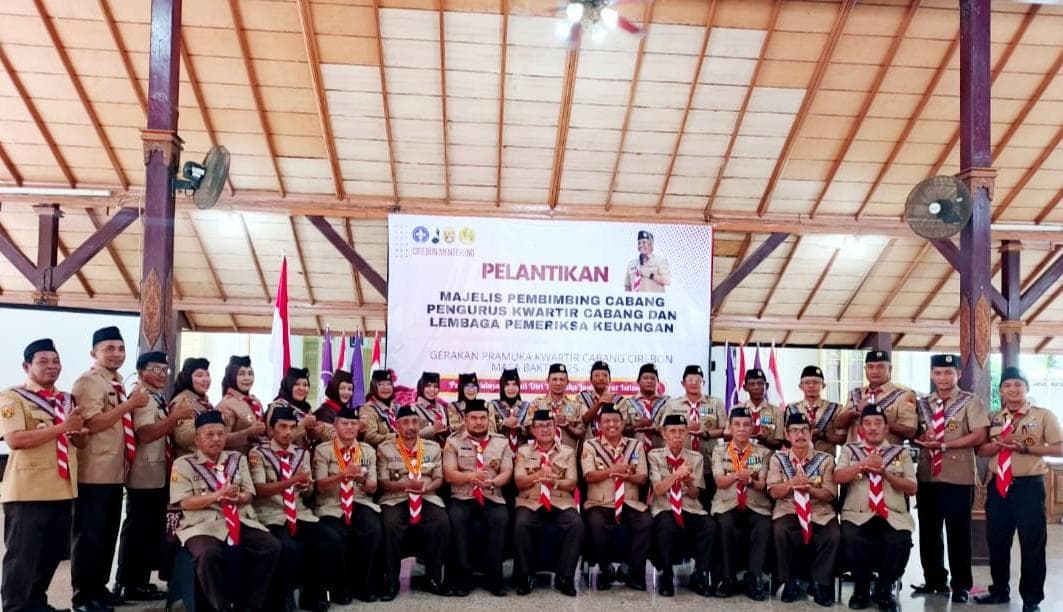 Kwarcab Pramuka Cirebon Periode 2025–2030 Dilantik, Fokus Pembinaan Generasi Muda