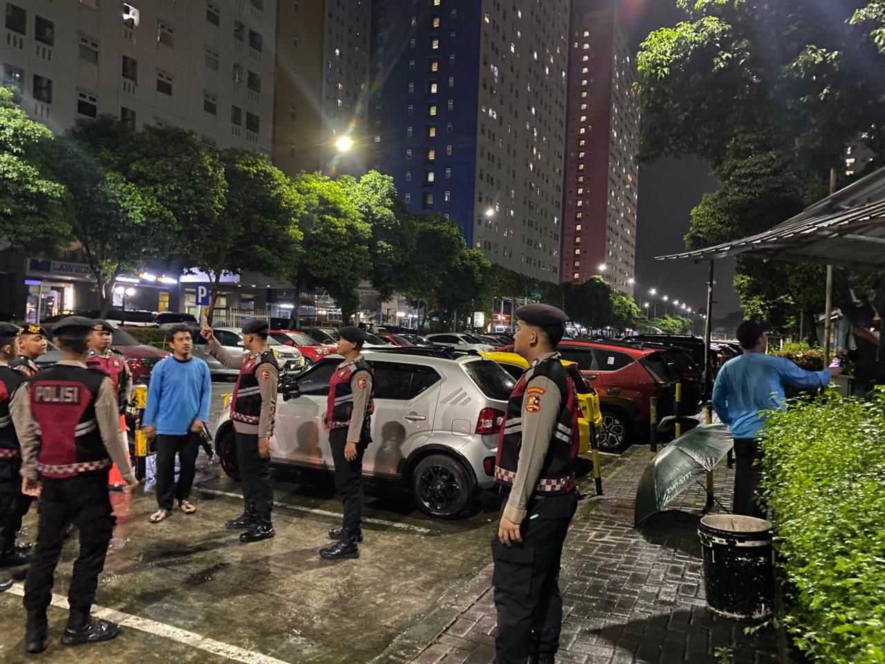 Jaga Kondusivitas Ibu Kota, Detasemen Perintis Korsabhara Gelar Patroli Malam di Titik Rawan Jakarta