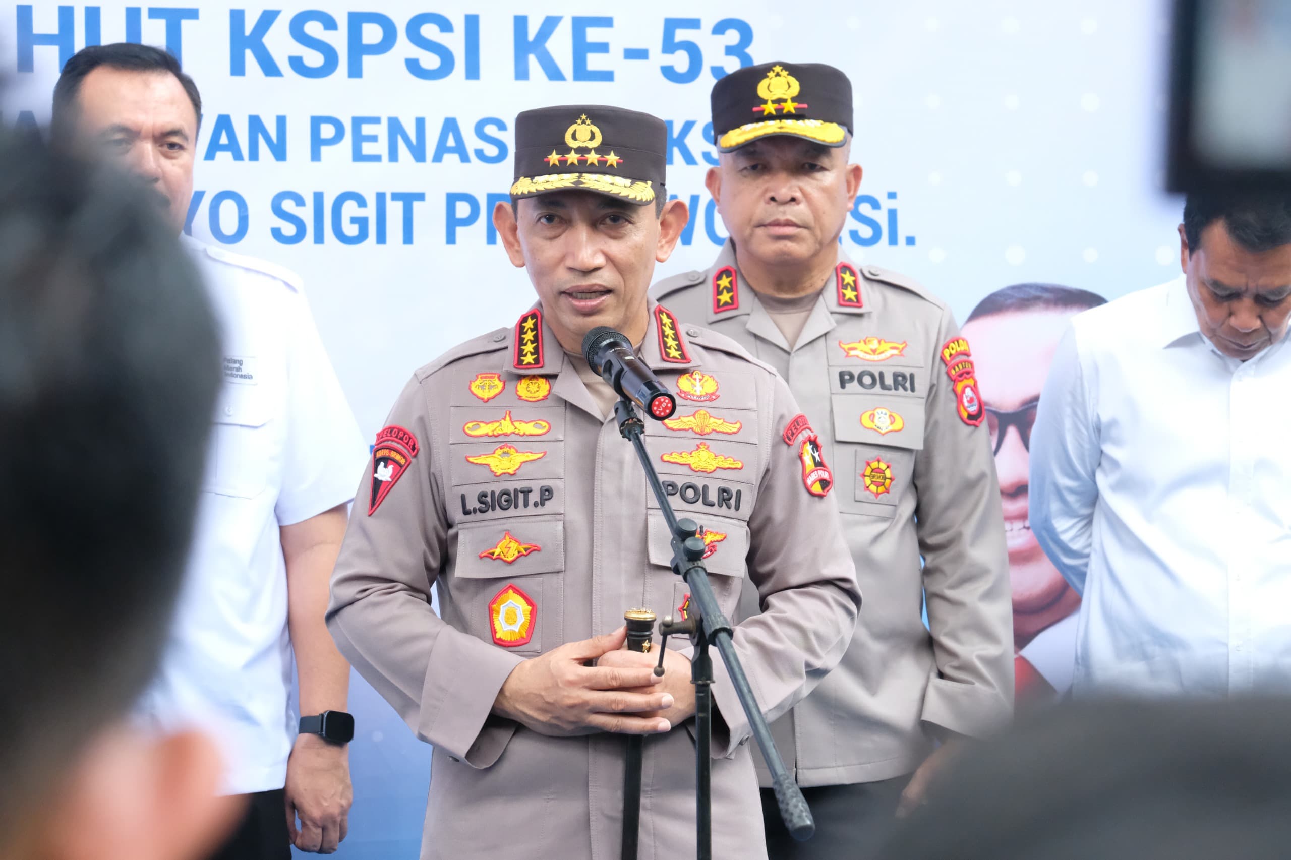 Bakti Sosial dan Donor Darah HUT ke-53 KSPSI, Kapolri Tegaskan Dukungan untuk Kesejahteraan Buruh