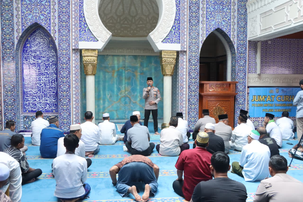 Jumat Curhat di Karawaci, Kapolres Ajak Warga Perangi Tawuran dan Narkoba