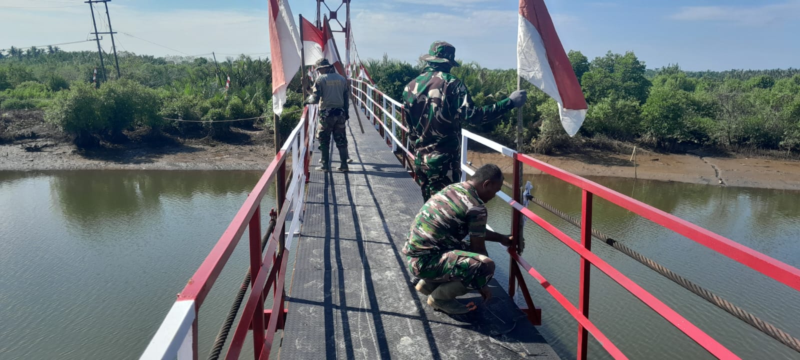 Rehab Jembatan Gantung Perintis Garuda Rampung, Akses Warga Desa Dogang Kembali Lancar