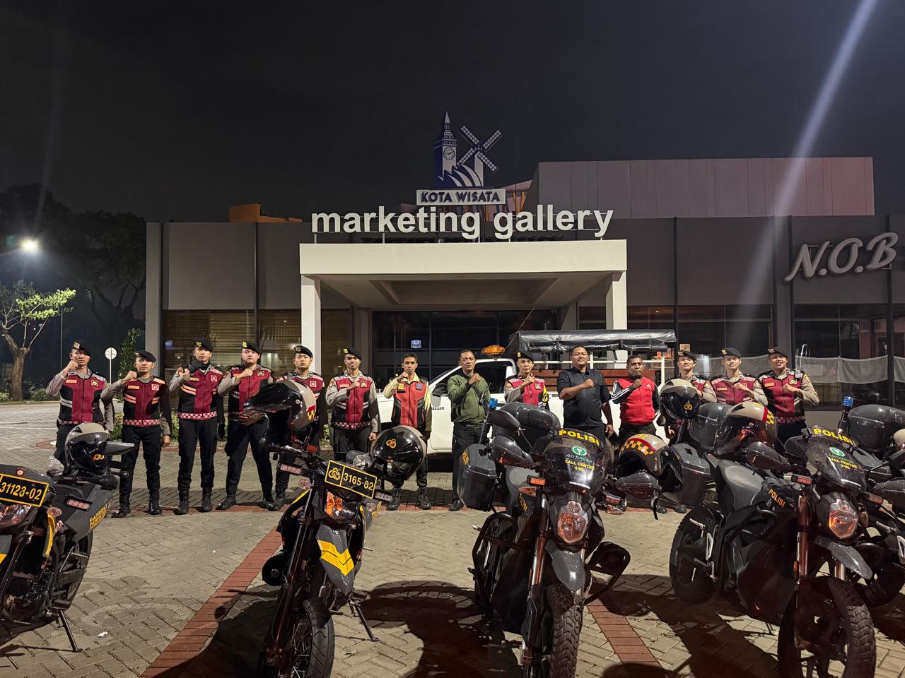 Jaga Kondusivitas Malam Hari, Dirsamapta Korsabhara Baharkam Polri Gelar Patroli Dialogis Gabungan di Wilayah Gunung Putri