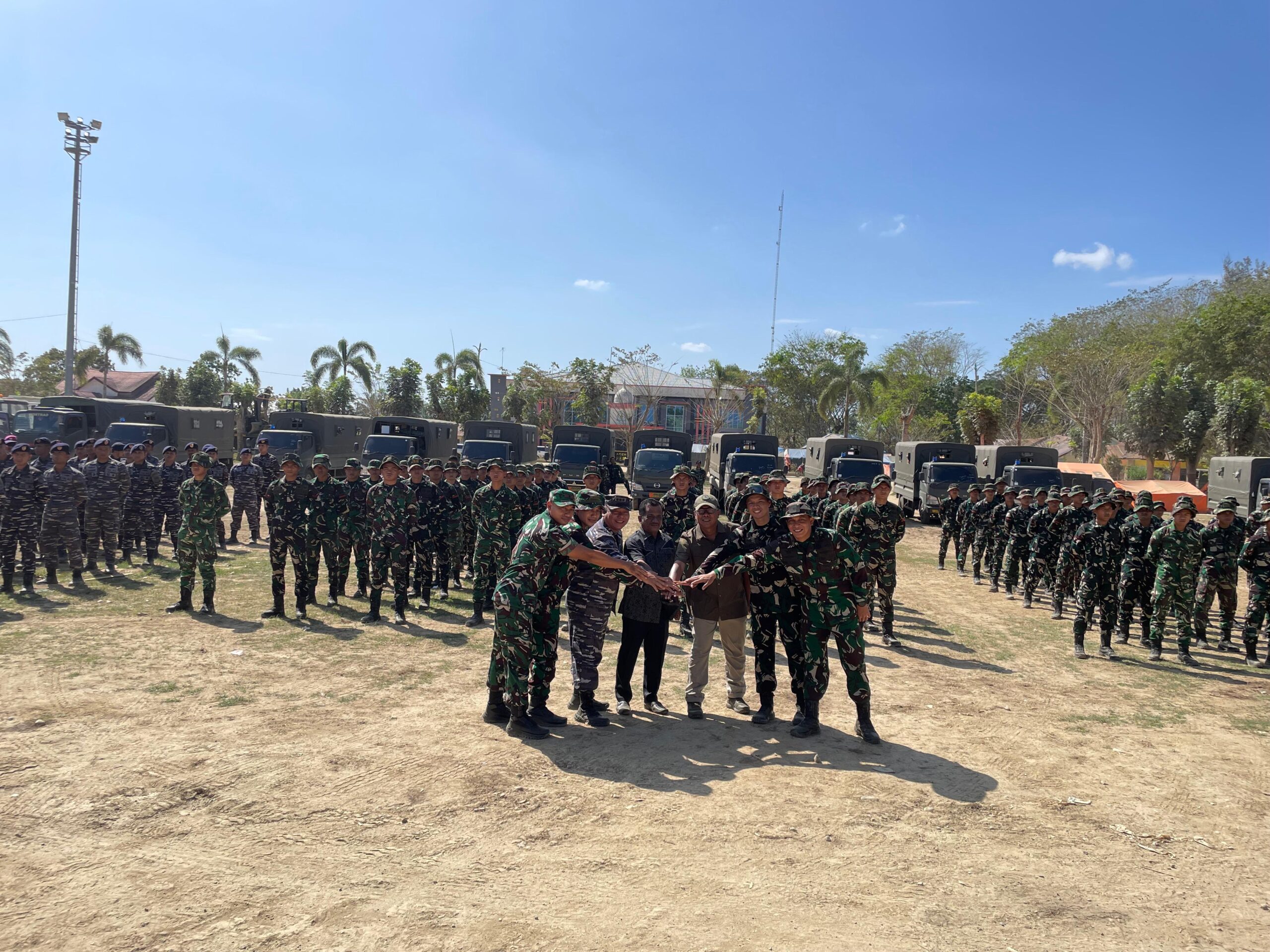 Misi Kemanusiaan Tuntas, 105 Prajurit Yonzipur 10 Kostrad Kembali ke Satuan