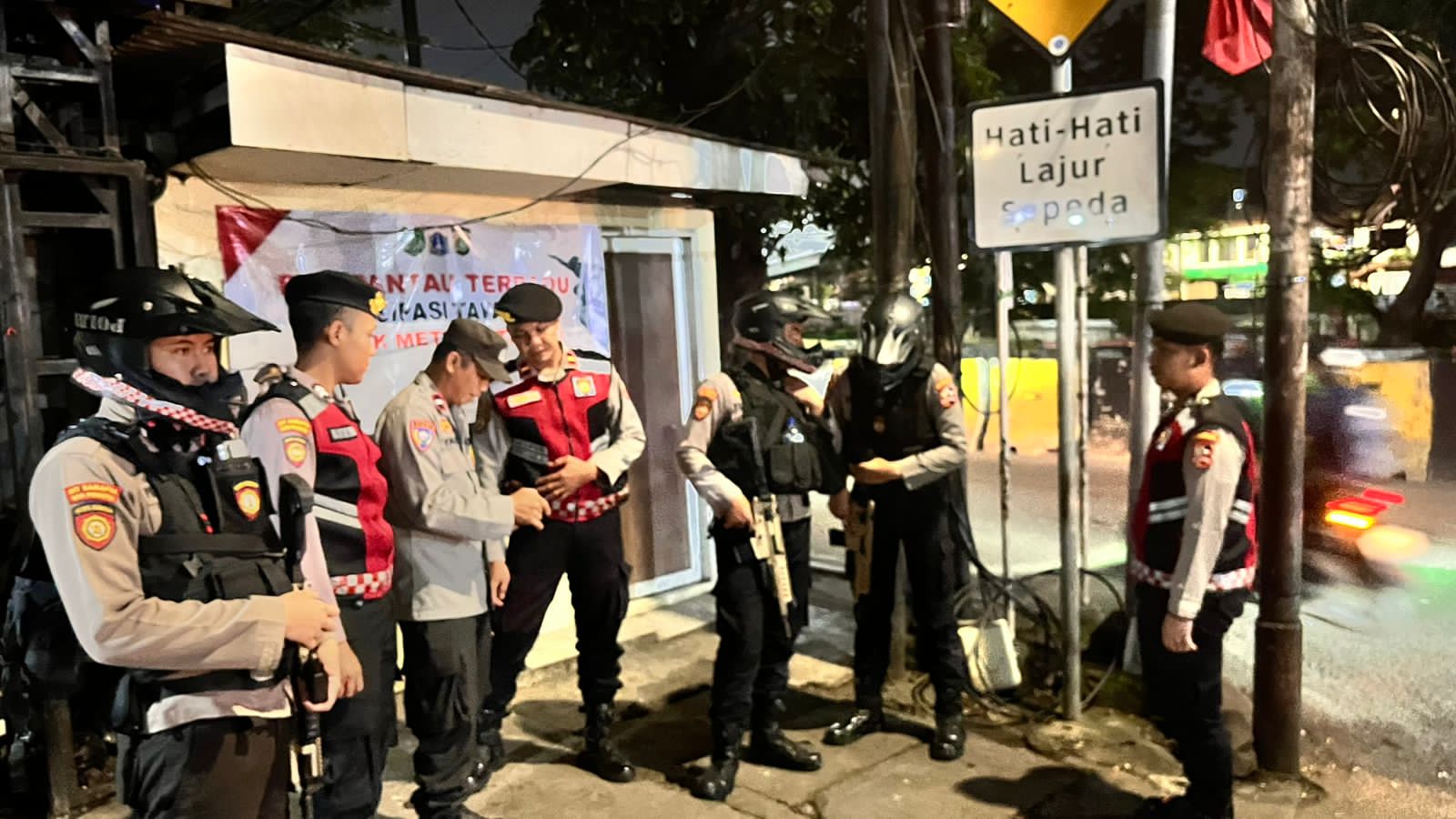 Jaga Kekhusyukan Ramadan, Detasemen Perintis Baharkam Polri Sisir Titik Rawan di Jakarta Selatan