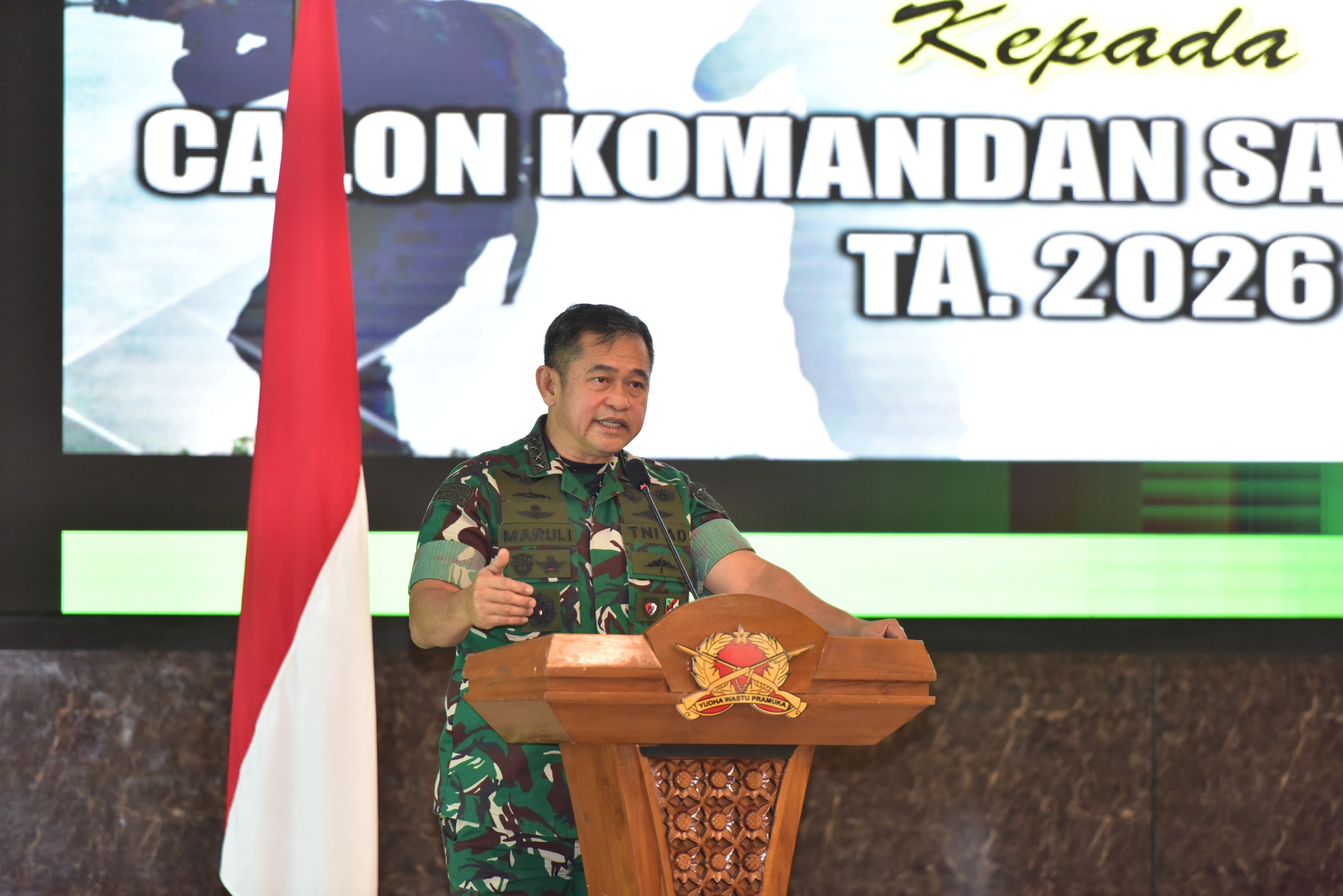 Perkuat Kepemimpinan Satuan, Kasad Bekali Calon Komandan TNI AD
