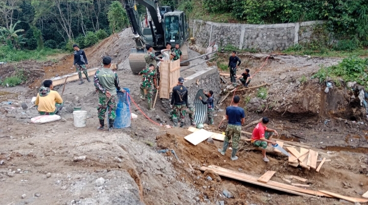 Progres Pemasangan Gorong-Gorong Aramco di Tawar Begi Capai 60 Persen