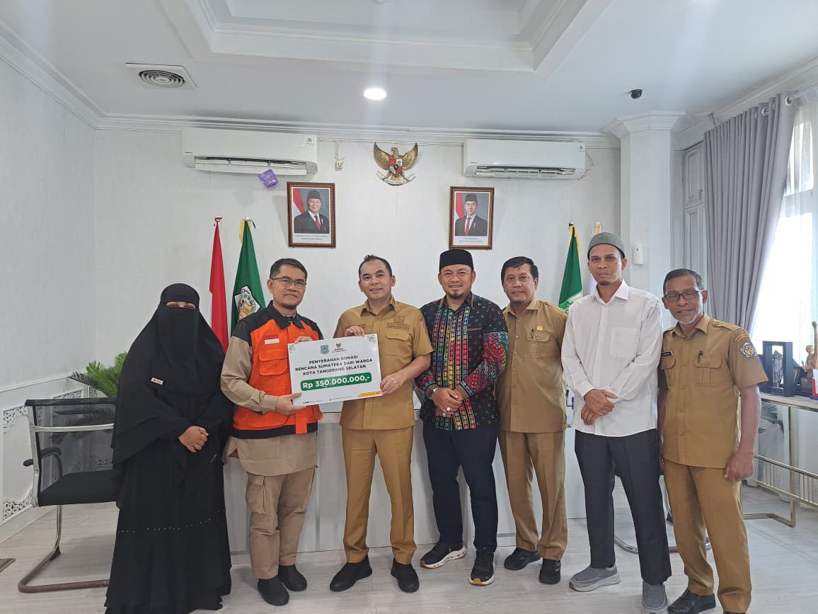 Pemkot Tangsel Dukung Aksi Kemanusiaan Baznas: Salurkan 2 Miliar Lebih untuk Korban Banjir Sumatera