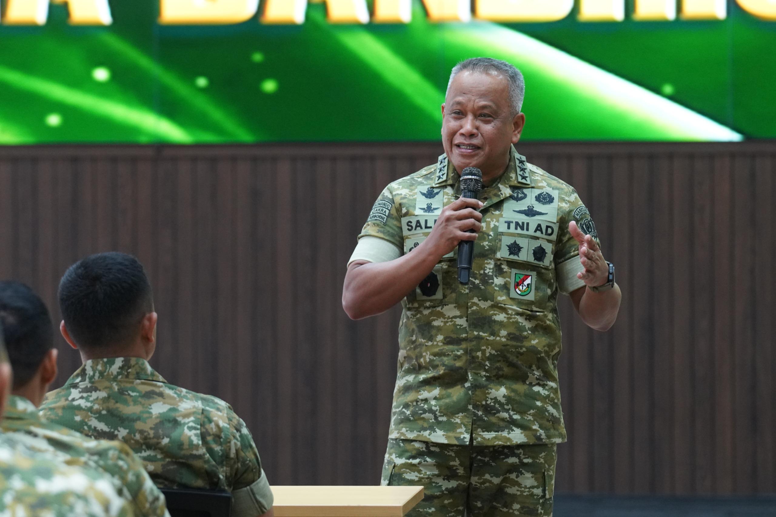 Wakasad: Kekuatan Satuan TP Ada pada Sinergi dengan Babinsa