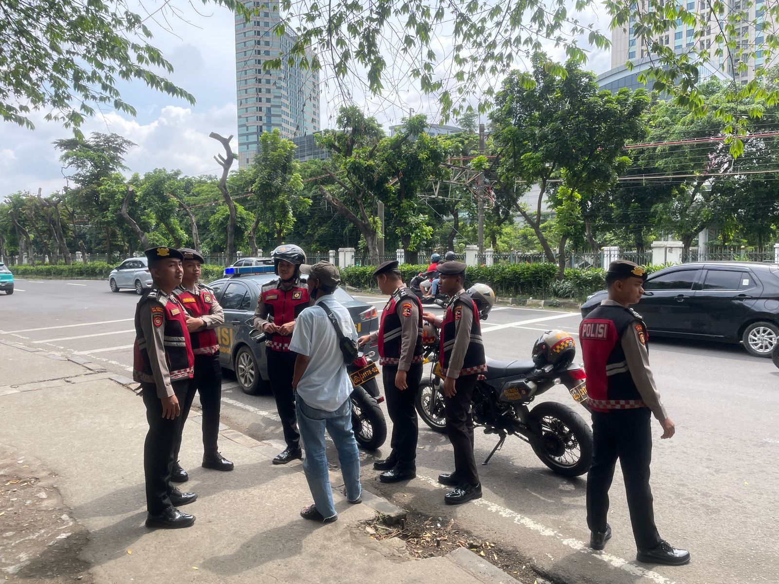 Korsabhara Baharkam Polri Intensifkan Patroli di Titik Keramaian wilayah jakarta