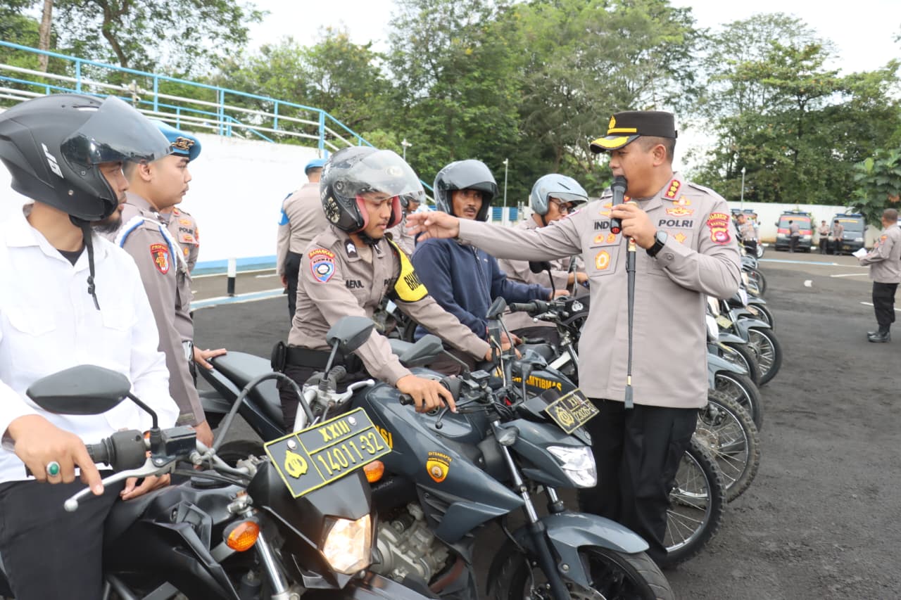 Jelang Operasi Ketupat Maung 2026, Kapolresta Tangerang Cek Kesiapan Kendaraan Dinas
