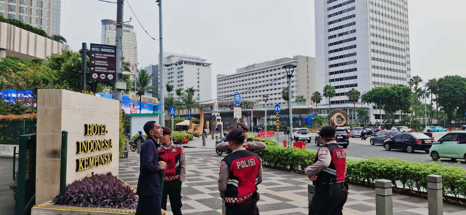 Detasemen Perintis Korsabhara Baharkam Polri Terjunkan 57 Personel dalam Pengamanan ‘Strong Point’ di Jakarta