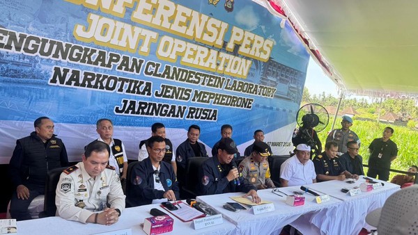 BNN Bongkar Lab Narkoba Sindikat Rusia di Bali, Hampir 8 Kg Party Drug Disita
