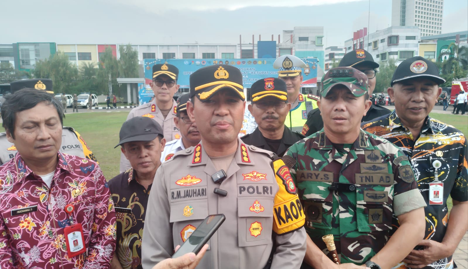 Polres Metro Tangerang Kota Apel Gelar Pasukan Oprasi Kepolisian Terpusat Ketupat 2026