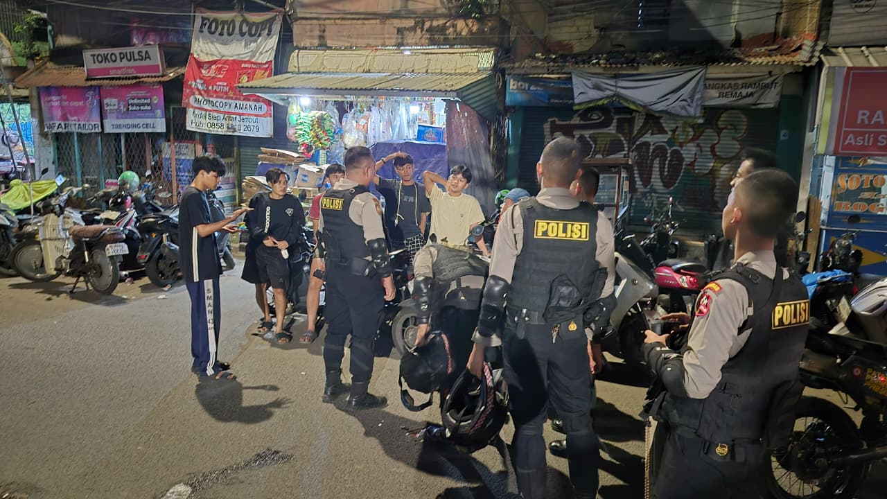 Jaga Kondusivitas, Detasemen Perintis Korsabhara Baharkam Polri Gelar Patroli Sahur On The Road di Wilayah Hukum Polda Metro Jaya
