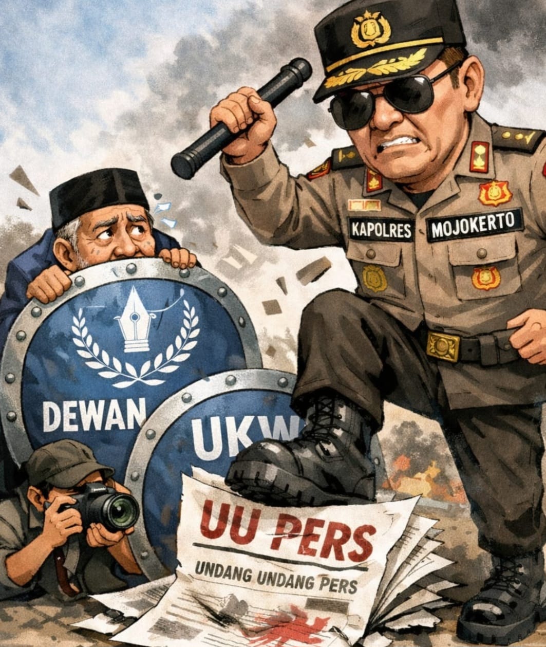 Ketum FWJ Indonesia Sentil Kapolres Mojokerto Tak Paham UU Pers
