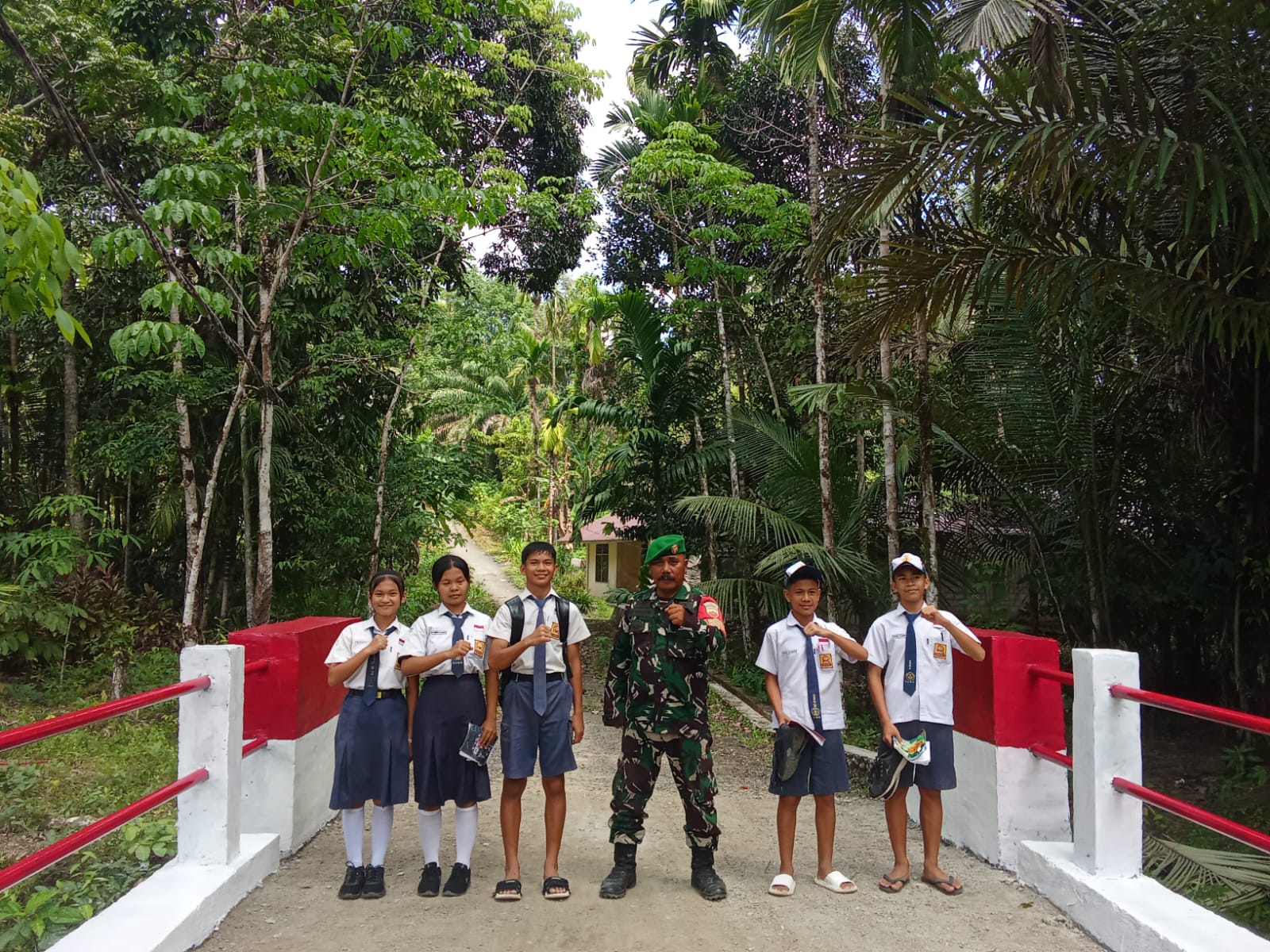 Jembatan Armco Sungai Malowu Rampung Dibangun, Akses Warga Nias Utara Kian Lancar