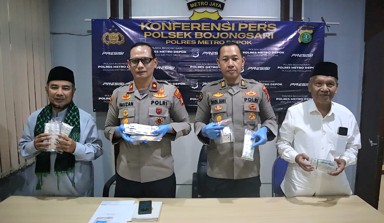 Polisi Tangkap Pengedar Obat Terlarang di Sawangan, 510 Butir Disita