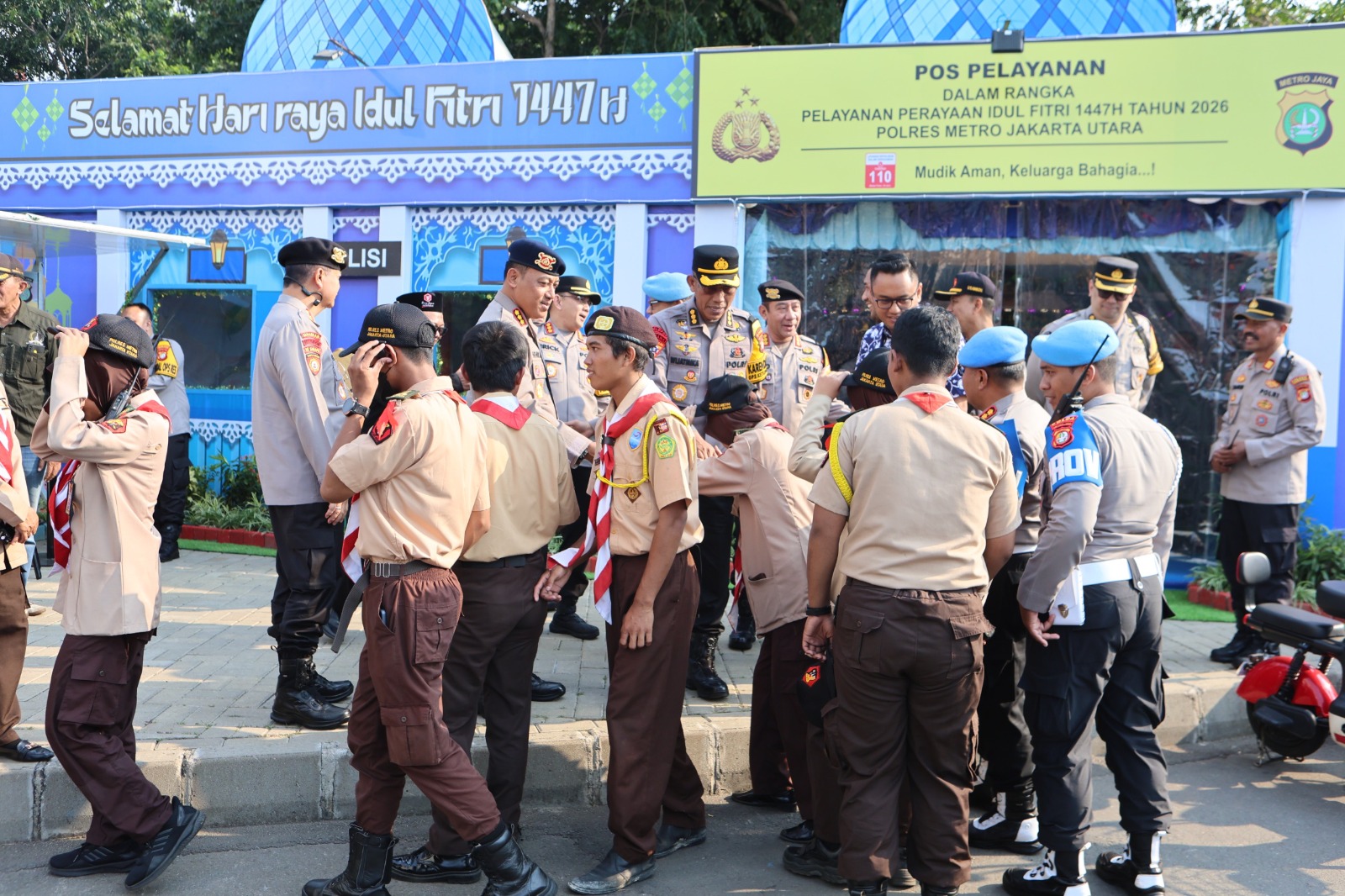 Karoops Polda Metro Jaya Tinjau Posyan Ancol, Warga Diminta Jangan Ragu Manfaatkan Layanan 110