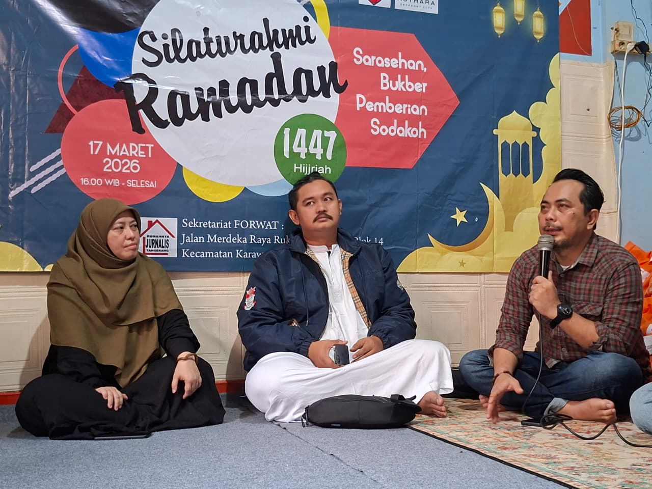 Sarasehan Ramadhan Forwat, Andri S Permana: Forwat Selalu Menjadi Garda Terdepan dalm Membantu Mengadvokasi Wartawan