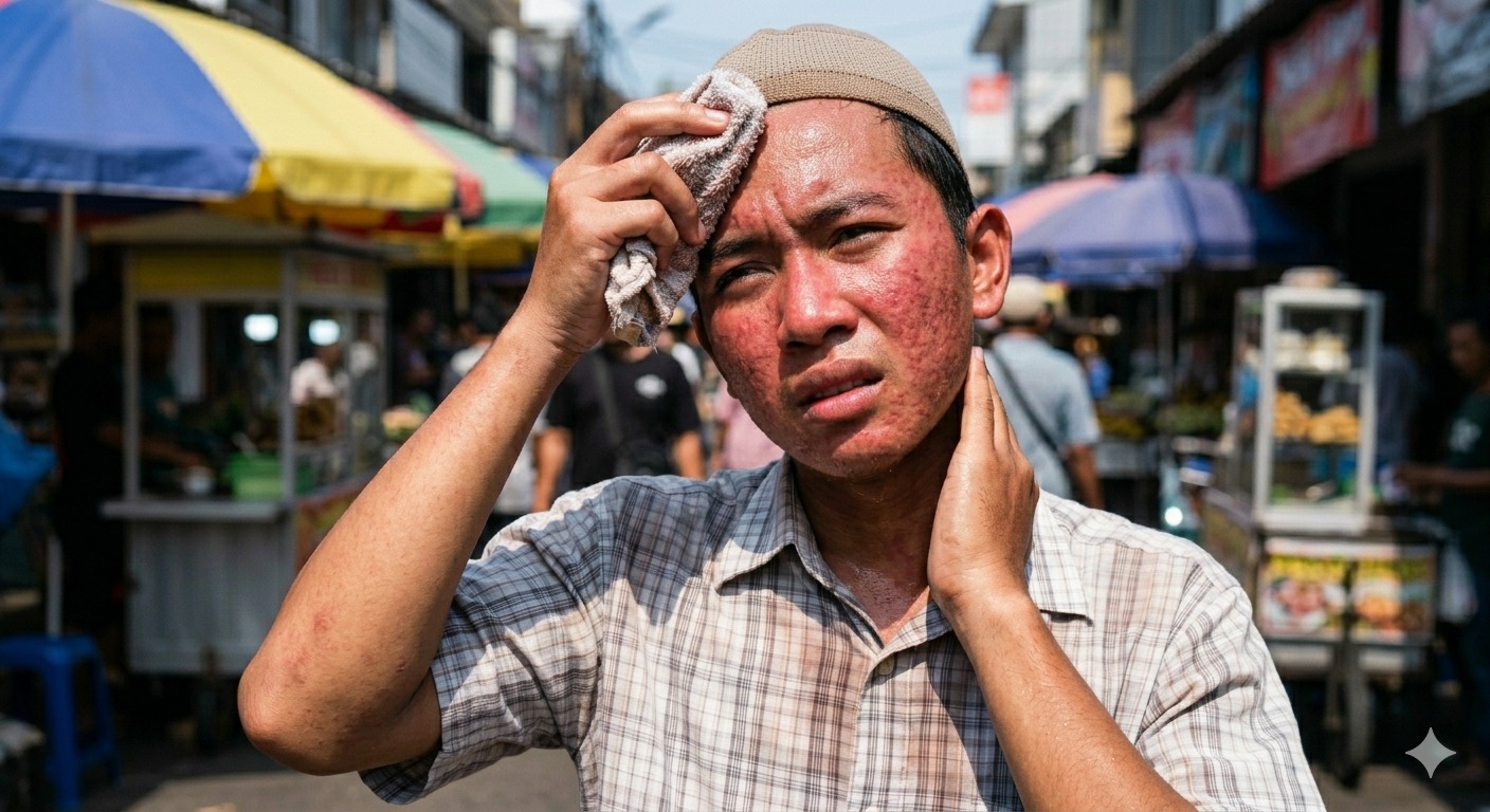 Cuaca Ekstrem sebabkan Wajah Memerah dan Ruam? Kenali Gejala Alergi Kulit dari Dokter RS Sari Asih Cipondoh