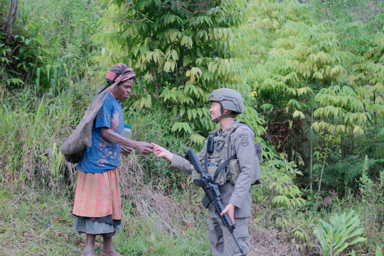 Patroli Satgas Damai Cartenz di Ilaga Berjalan Aman, Jalur Rawan Dipantau Intensif