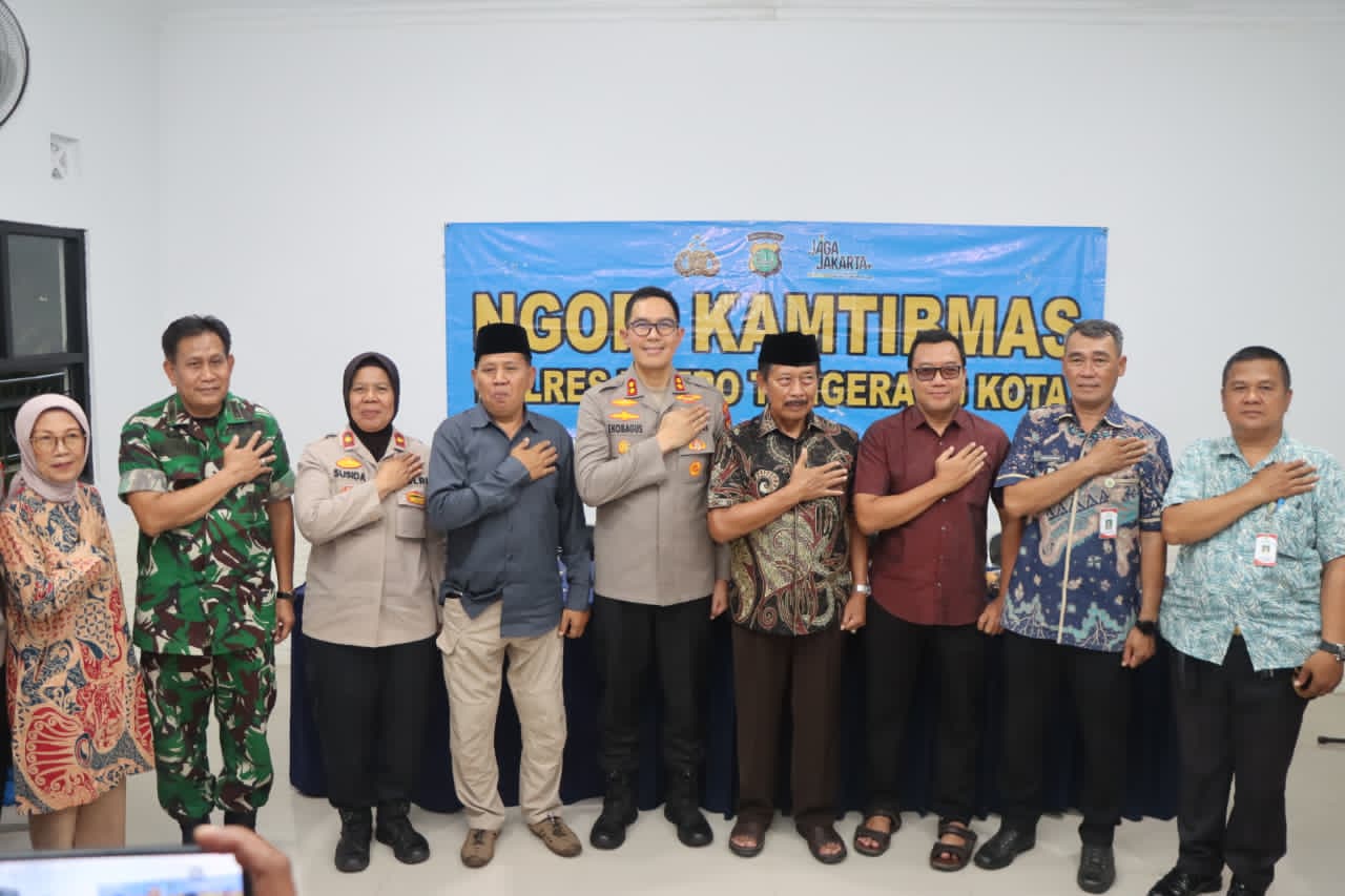 Polisi Turun Ke Warga, Ngopi Kamtibmas Bahas Kejahatan Anak Dan Pinjol Meresahkan