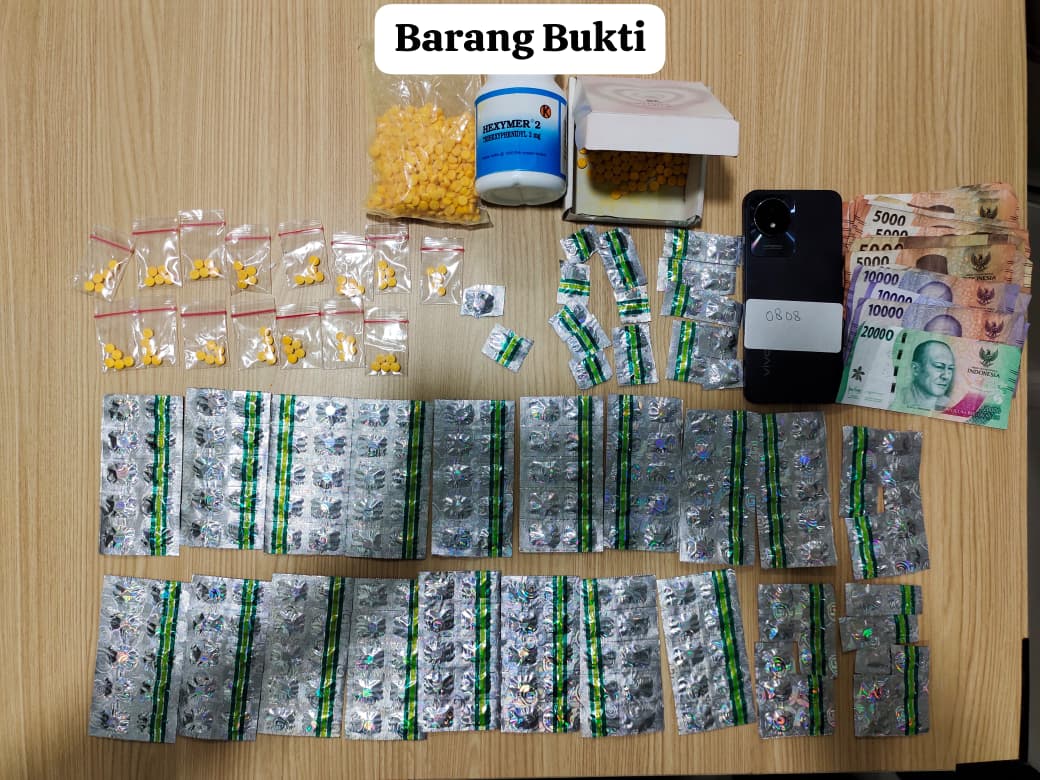 Polrestro Tangerang Kota Ungkap Peredaran Obat Keras Ilegal Di Tangerang, 2 Tersangka Dan Ribuan Pil Diamankan