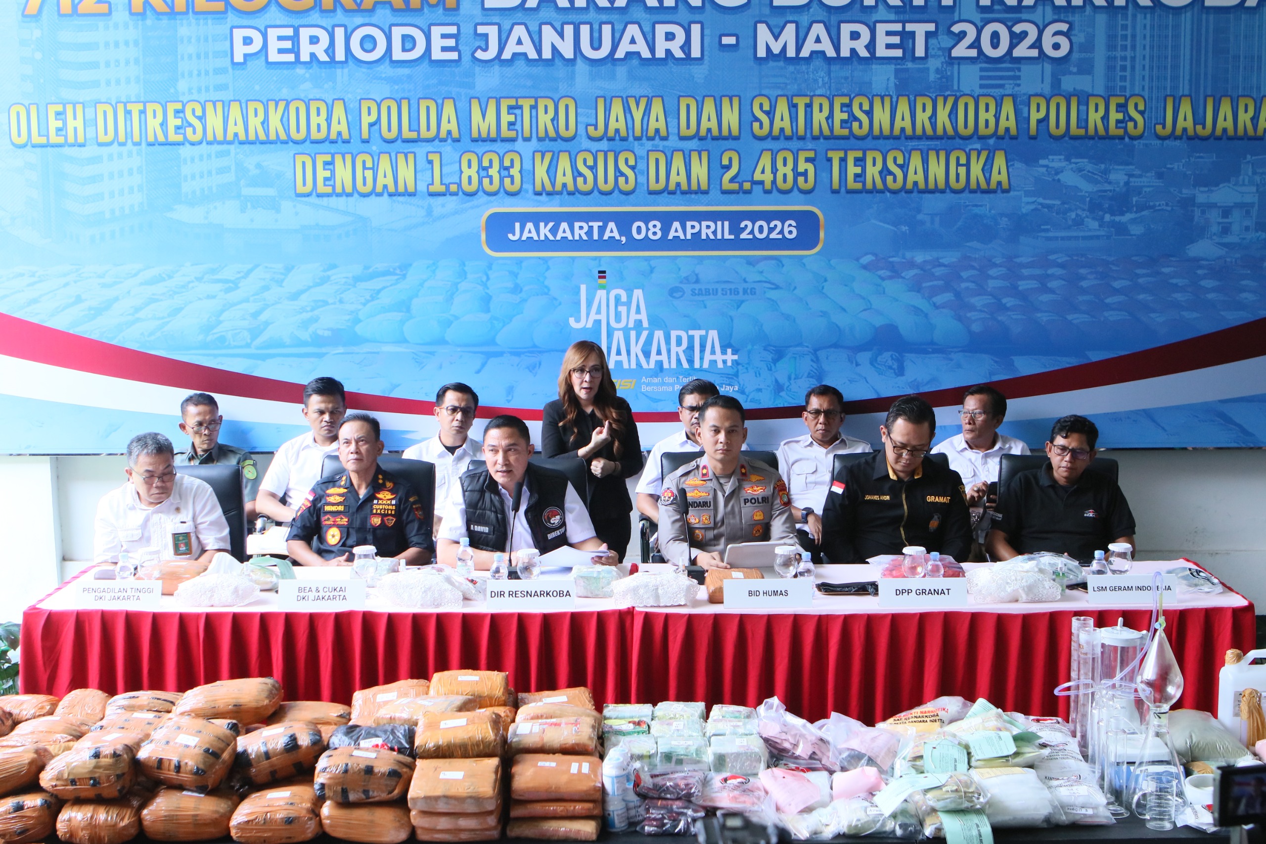 Bongkar Ribuan Kasus Narkoba, Polda Metro Jaya Ingatkan Bahaya Narkoba dan Dampaknya