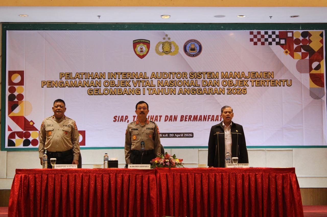 Tingkatkan Standar Keamanan Objek Vital, Baharkam Polri Resmi Buka Pelatihan Auditor Internal SMP Obvitnas 2026