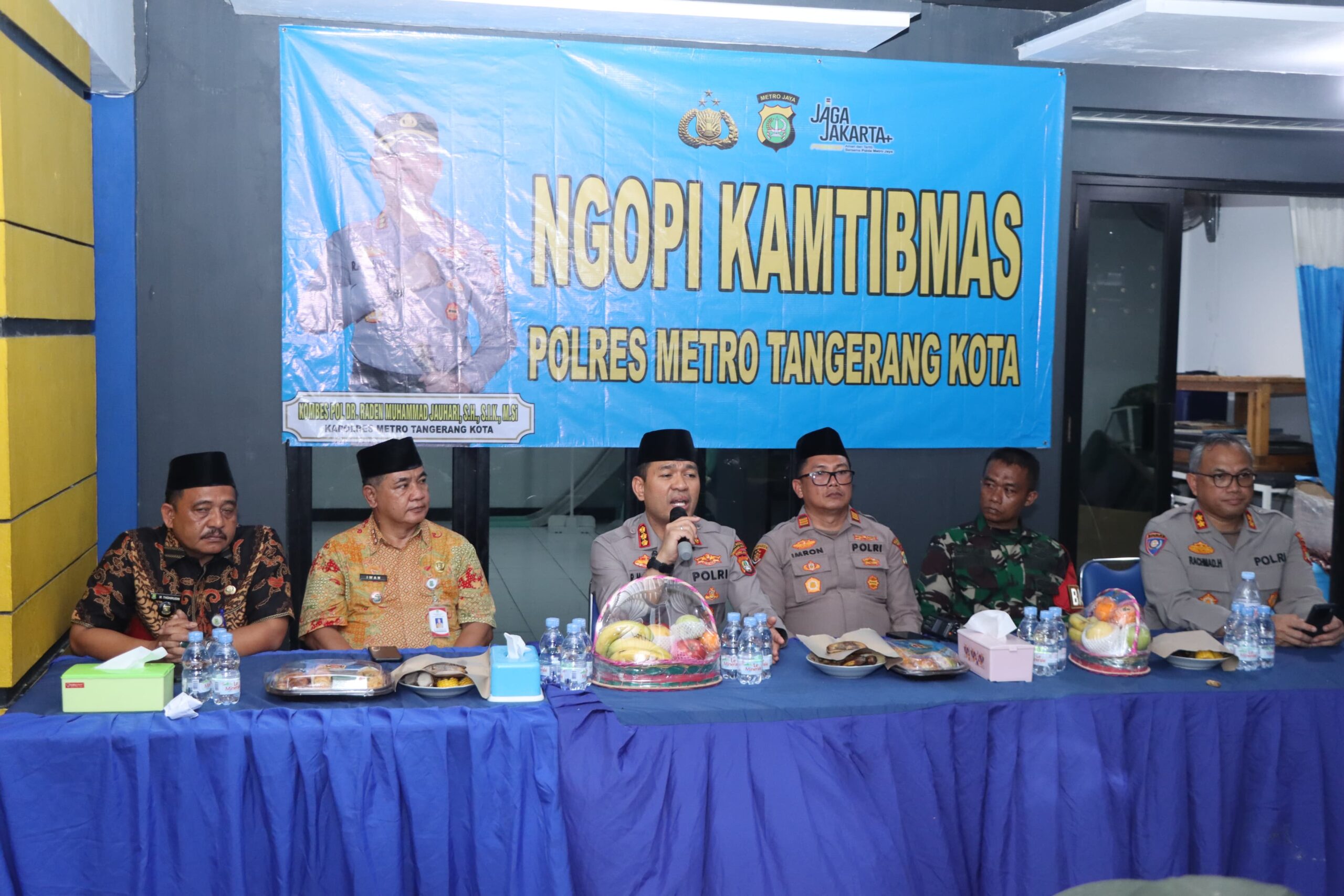 Ngopi Kamtibmas di Neglasari, Kapolres Tangerang Kota Dengar Langsung Curhat Warga