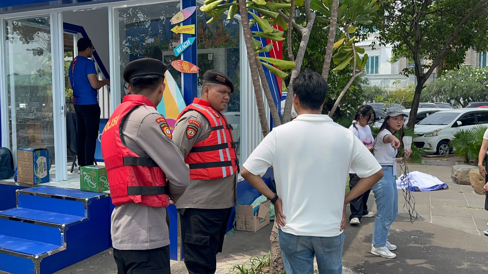 Dit Samapta Polda Metro Jaya Laksanakan Patroli Siaga Bencana dan Pengamanan Wisata di Pantai Lagoon Ancol