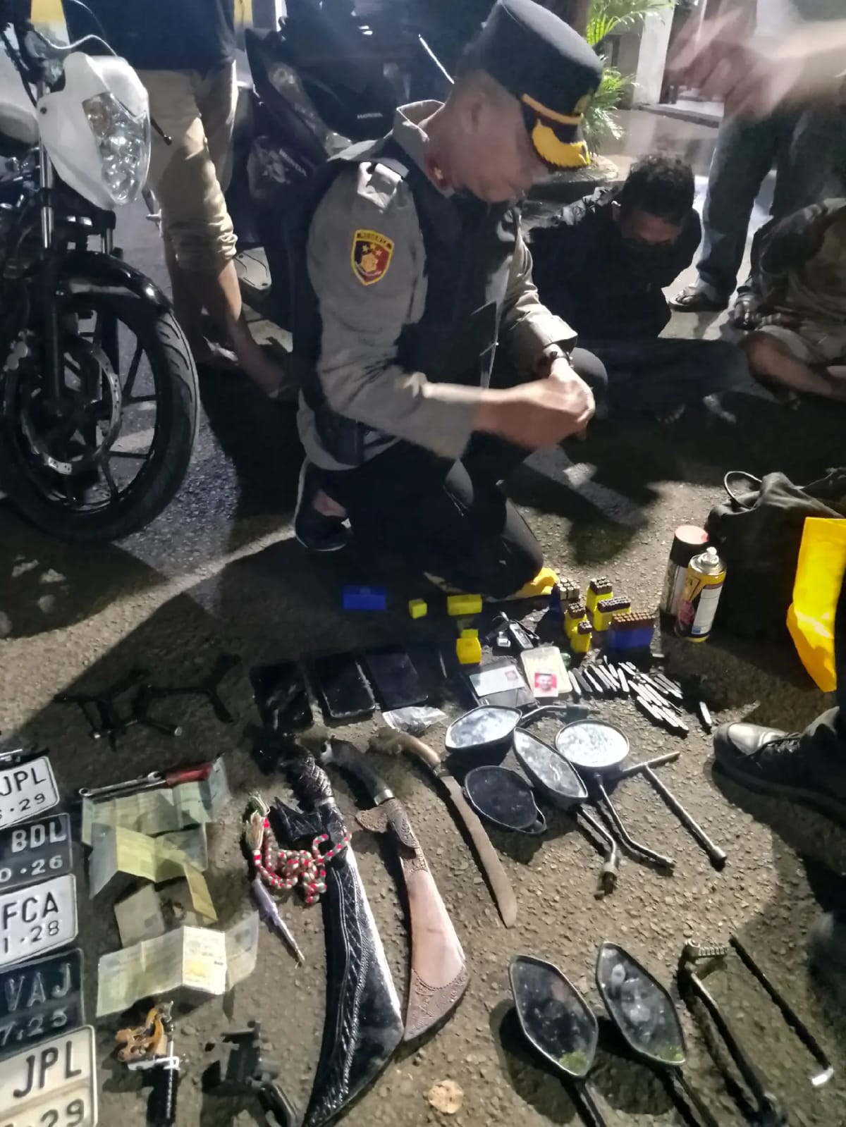 Dua Pelaku Curanmor Asal Bima NTB Diringkus Tim Opsnal Reskrim Polsek Jatiuwung Di Kp Kadu Bitung Curug