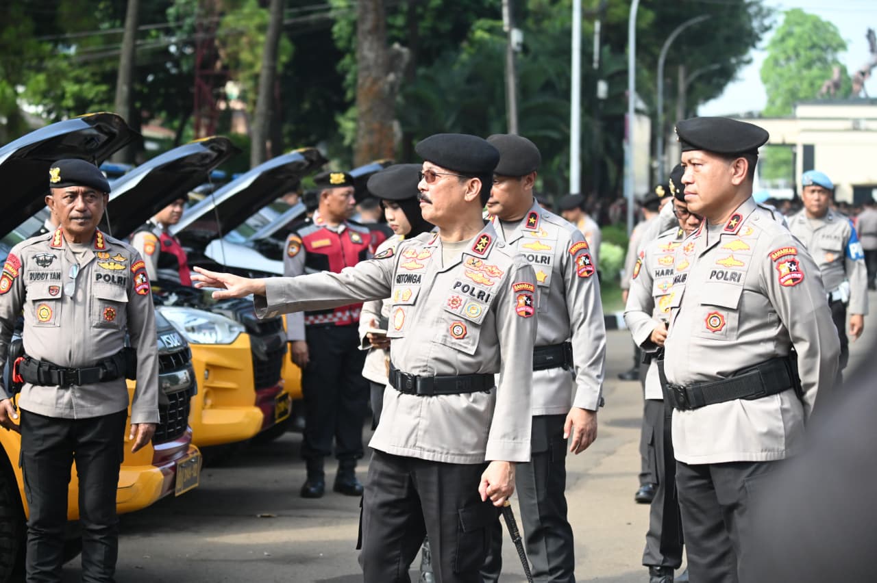 Tingkatkan Pelayanan dan Keamanan Masyarakat, Kakorsabhara Irjen Pol. M.H. Ritonga Pimpin Apel Kesiapan Personil dan Sarpras