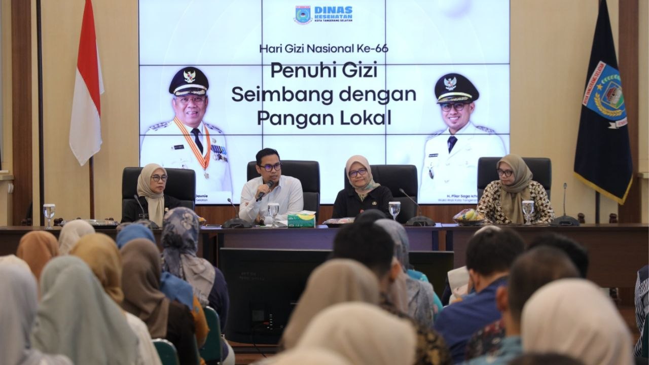 Pilar di Hari Gizi Nasional ke-66, Satukan Stakeholder, Targetkan Stunting Tangsel Turun Signifikan