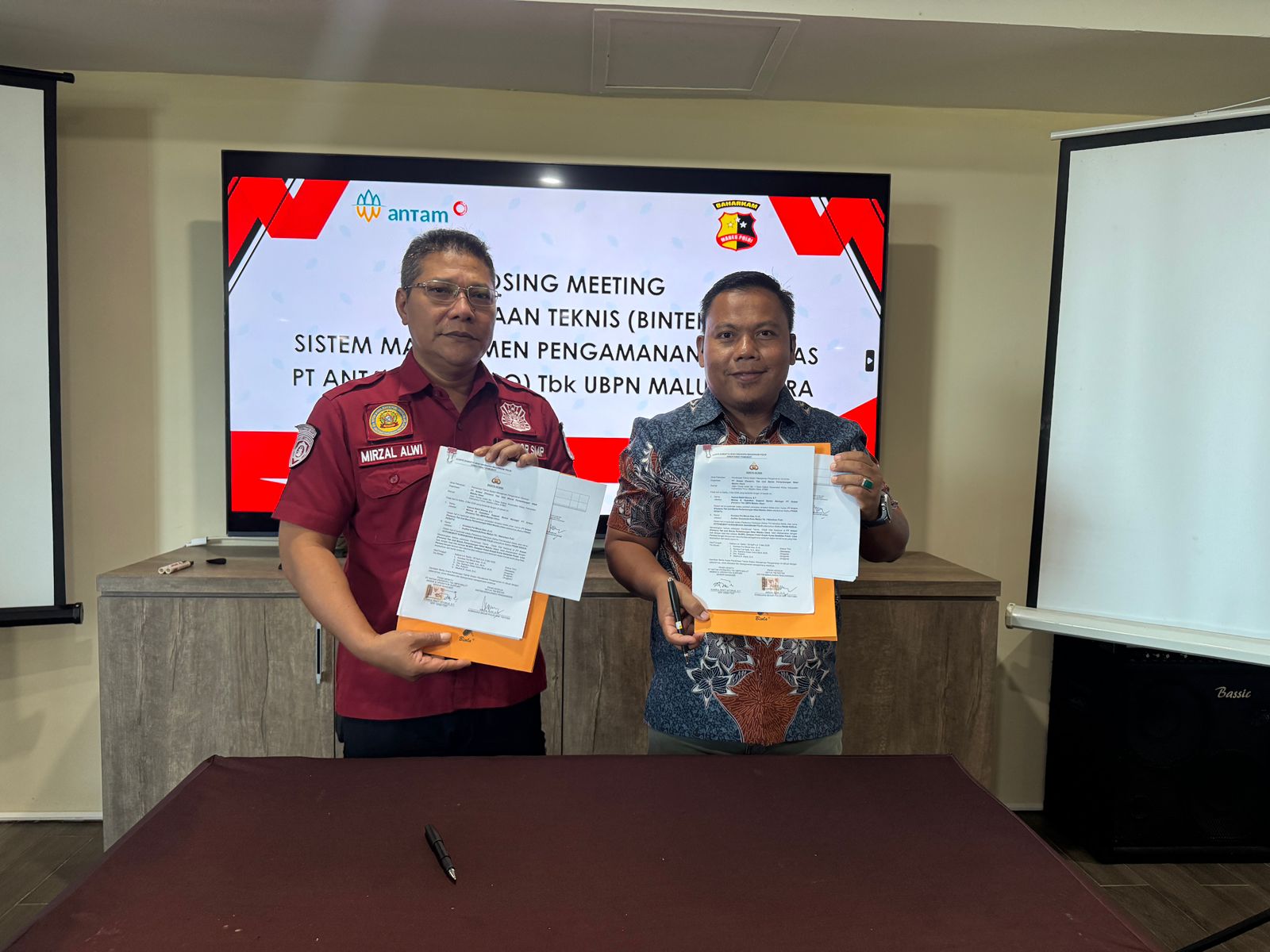 Perkuat Keamanan Obvitnas, PT Antam Maluku Utara Tuntaskan Bintek Sistem Manajemen Pengamanan dengan Skor Memuaskan