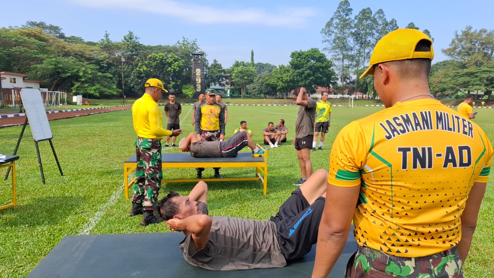 Korem 052/Wijayakrama Gelar Tes Kesamaptaan Jasmani Periodik I Tahun 2026