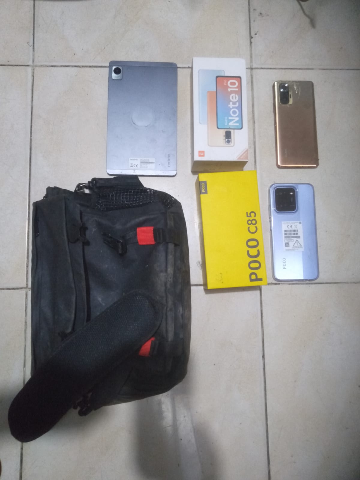 Pelaku Curat Di Karawaci Dibekuk Polisi, Barang Bukti Tiga HP Diamankan