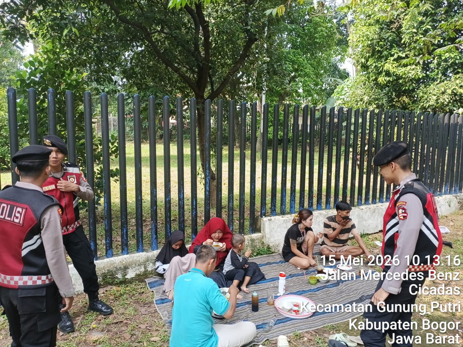 Patroli Dialogis Samapta Baharkam Sasar Pusat Keramaian, Jamin Keamanan Warga Gunung Putri