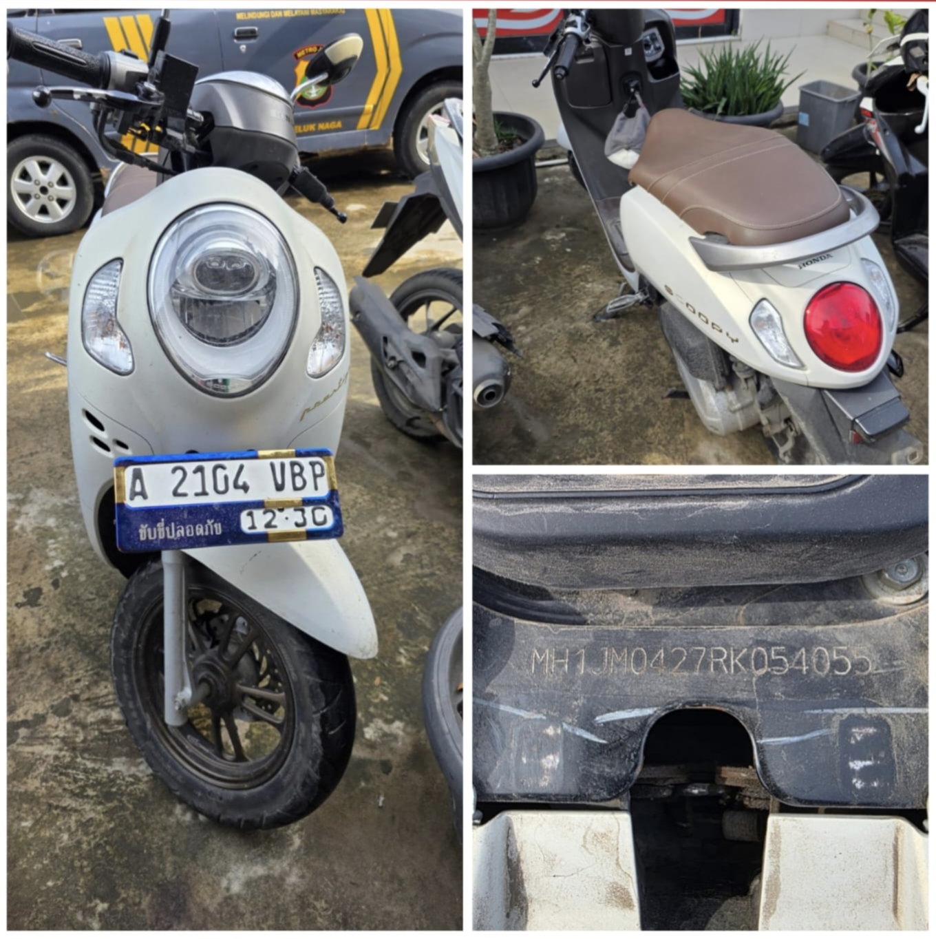 Gasak Scoopy Dari Dalam Rumah, Komplotan Curanmor Teluknaga Ditangkap Saat Bersembunyi