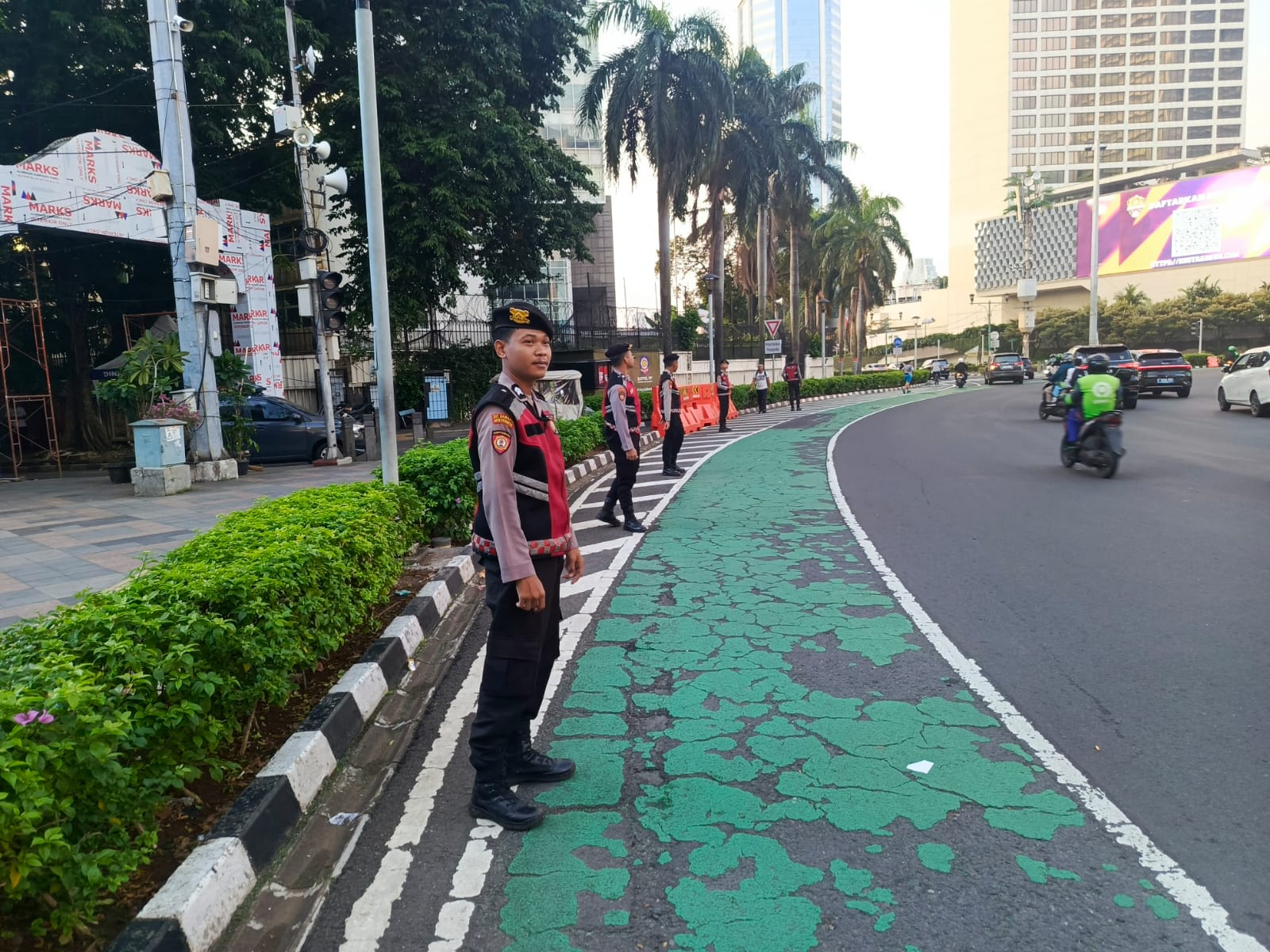 Kamseltibcarlantas Kondusif, Dit Samapta Korsabhara Baharkam Polri Amankan Titik Strategis Jakarta