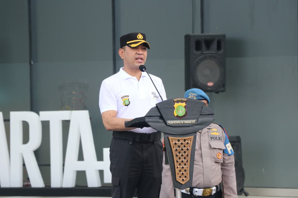 Kapolres Metro Tangerang Kota: “Jaga Jakarta Bersih & Asri”, Personel Diajak Peduli Lingkungan